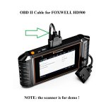 OBD2 Cable Diagnostic Cable for FOXWELL HD500 Truck Scanner